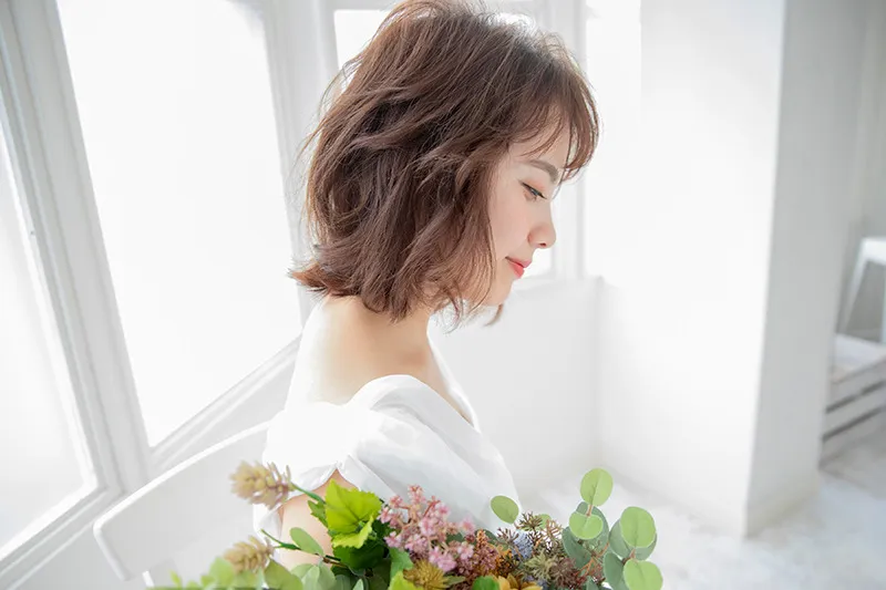 セットが楽しくなるようなヘアスタイル